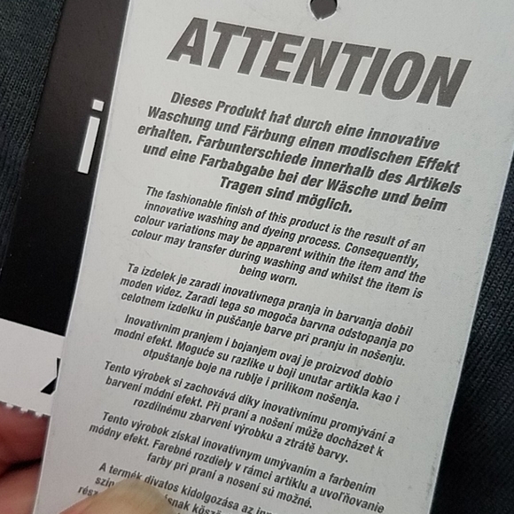 Identic stone dyed medium washed gray tee shirt short sleeves made in Germany - Picture 9 of 10